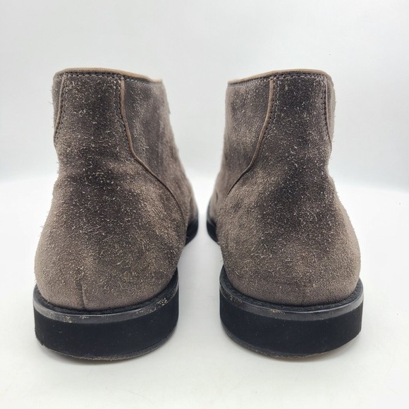 John Varvatos USA BROOKLYN Chukka Boot Suede Shoe Dark Brown Black Men’s US 13 - Picture 5 of 10